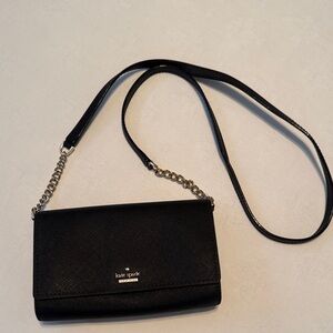Kate Spade Black Crossbody with Chain Strap